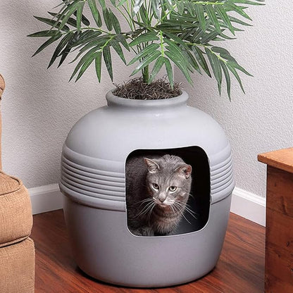 Good Pet Stuff Hidden Litter Box Planter, Decorative Cat Litter Enclosure - Image 16