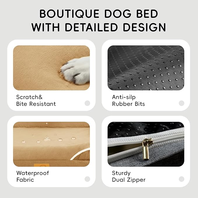 Homemate Dog Bed Medium Size Dog 28x23 inch - Image 6