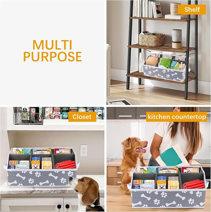 Dog treat storage organizers pet storage basket organizer great - Image 5