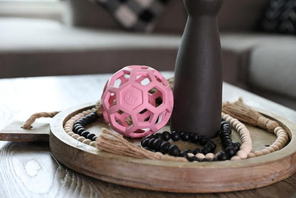 JW Pet HOL-ee Roller™, Dog Toy Puzzle Ball, Natural Rubber - Image 3