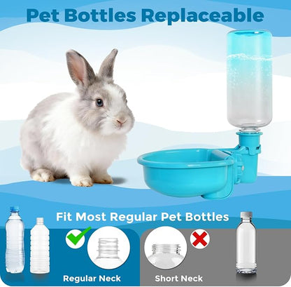 VANNON 16oz Pet Water Bottle, Gravity Dog Water Bowl Dispenser - Image 2