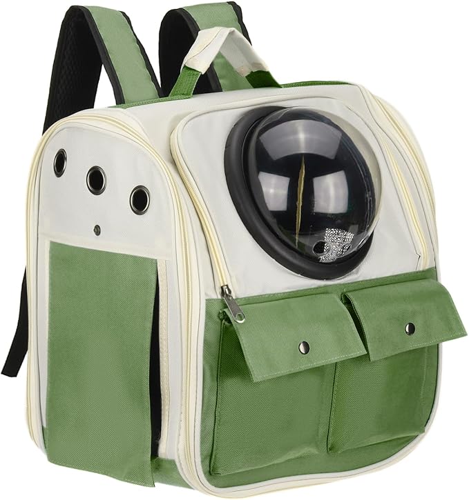 Pet Backpack Carrier, Portable and Ventilated, Oxford Cloth, Dogs Cats and by Unknown