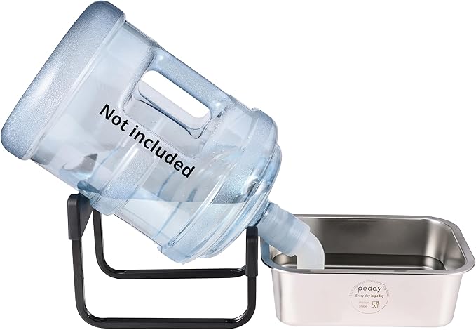 PEDAY Automatic Dog Waterer for Large & X-Large Dogs, Human Grade 18/8 by PEDAY