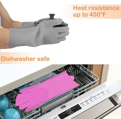 Pet Grooming Gloves, Dog Bathing Gloves - Image 4