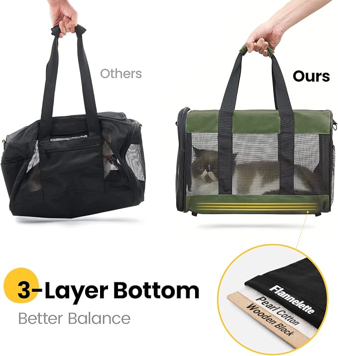 Cat Carrier Airline Approved, Soft-Sided Dog Carrier - Image 7