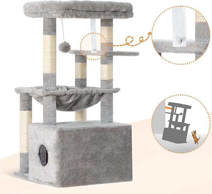 Heybly Cat Tree, Kitten Tower - Image 7