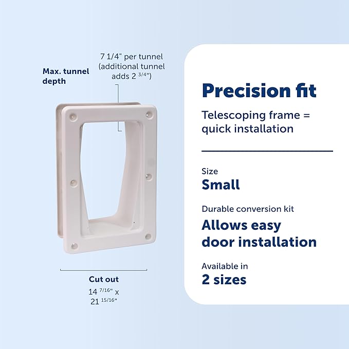 PetSafe Electronic Pet Door Wall Conversion Kit - Image 3