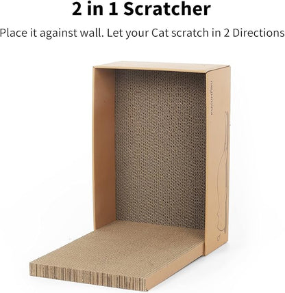 FUKUMARU 5 PCS Cat Scratching Boards, 11.4 Inch Width Ex-Large Cat Scratcher Box - Image 7