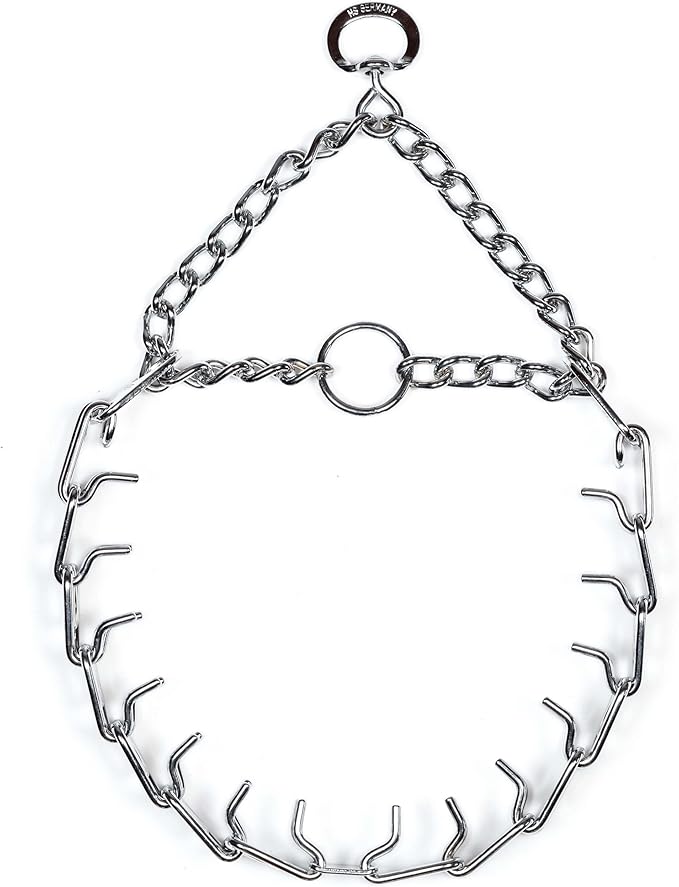 Herm Sprenger Prong Dog Training Collar Ultra-Plus Chrome Plated Steel No Pull by HERMSPRENGER