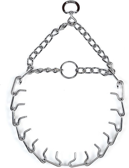 Herm Sprenger Prong Dog Training Collar Ultra-Plus Chrome Plated Steel No Pull by HERMSPRENGER