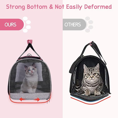 BurgeonNest Cat Carriers for Medium Puppy Under 25 lbs, Pet Carrier for Cats - Image 5