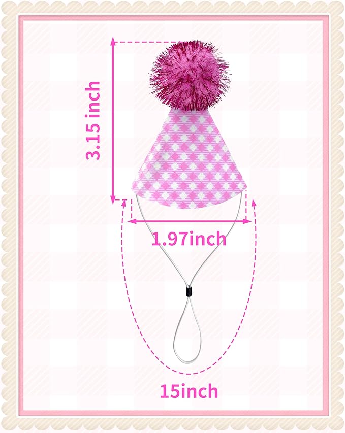 PET SHOW 10 Pack Mini Party Hats - Image 2
