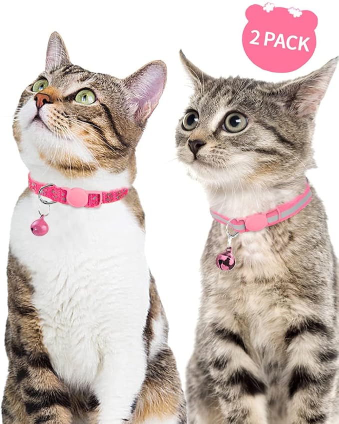 Taglory Reflective Cat Collar Breakaway - Image 2
