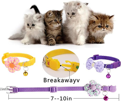 16 PCS Cute Cat Collars Breakaway - Image 2