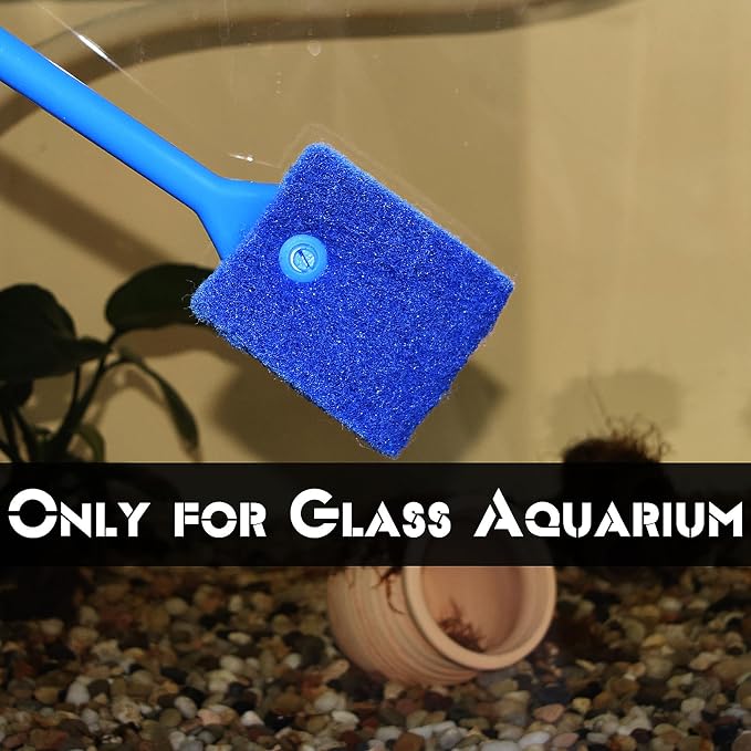 2PCS Fish Tank Cleaning Tools, Aquarium Double Sided Sponge Brush, Fish Tank - Image 7