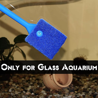 2PCS Fish Tank Cleaning Tools, Aquarium Double Sided Sponge Brush, Fish Tank - Image 7
