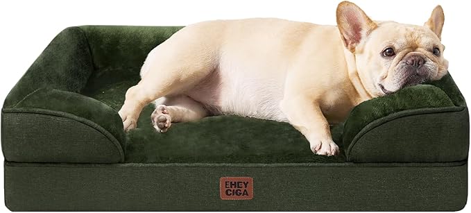 EHEYCIGA Orthopedic Dog Bed for Medium Dogs, Waterproof Memory Foam Medium Dog by EHEYCIGA