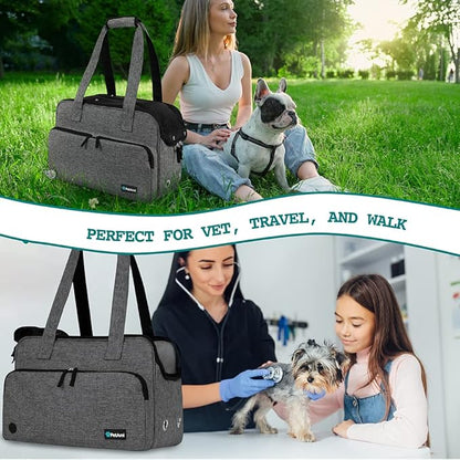 PetAmi Small Dog Purse Carrier, Soft-Sided Pet Carrier Bag - Image 6