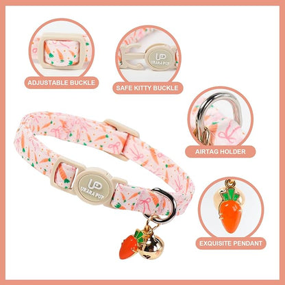 Cat Collar, Easter Chicks & Carrots Cat Collar - Image 3