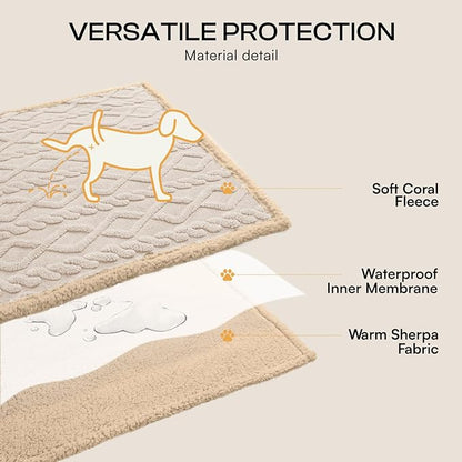 Luciphia Waterproof Pet Blanket, Liquid Pee Proof Dog Blankets - Image 3