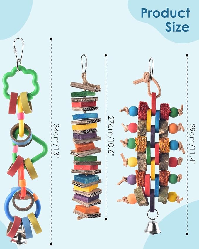 Bissap 3 PCS Bird Chew Toys - Image 2