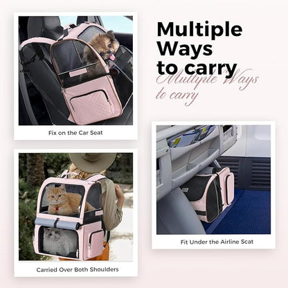 Lekebobor Double Cat Backpack Carrier - Image 5
