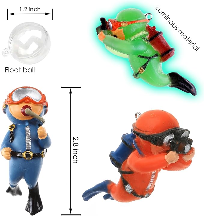 Mixed Color Floating Fish Tank Decorations - Image 2