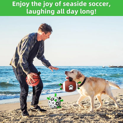 QDAN Dog Soccer Ball Football Basketball Set - Image 5