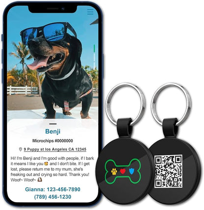 MYLUCKYTAG QR Code Pet ID | Personalized Dog & Cat Collar Tag | Online Profile - Image 5