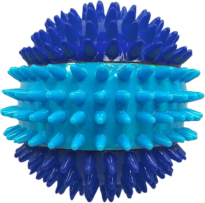 Nerf Dog 3.7in TPR 3-Part Spike Squeak Ball Dog Toy - Image 3