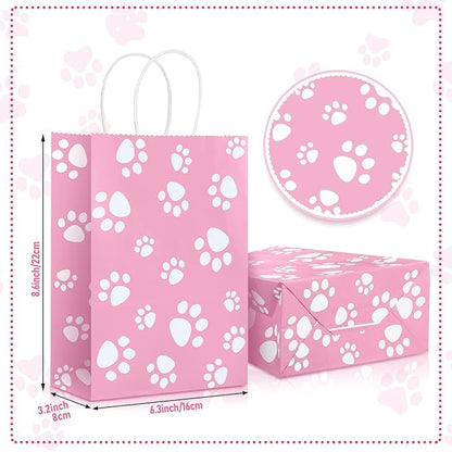 Blulu 20 Pcs Puppy Dog Paw Gift Bags - Image 2