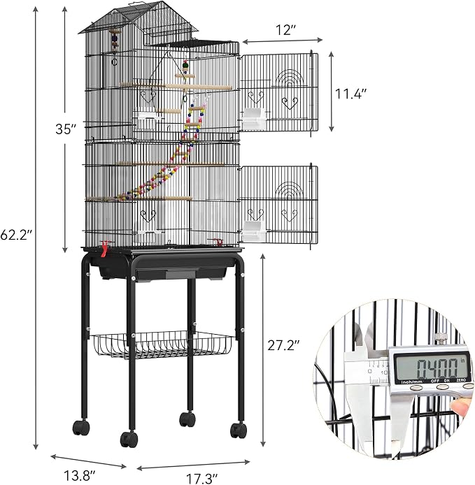 YITAHOME 62 Inch Large Bird Cage​ - Image 2
