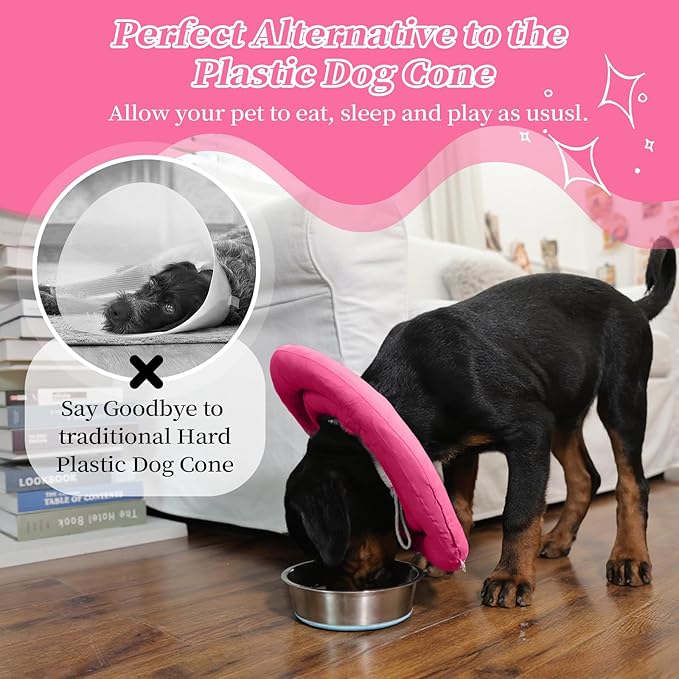 IDOMIK Dog Recovery Collar, Waterproof Soft Dog Cone After Surgery, Comfy - Image 4