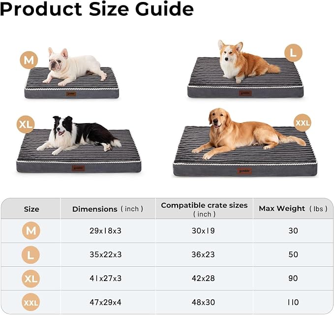 Orthopedic Dog Crate Bed for Large Sized Dog - Image 3