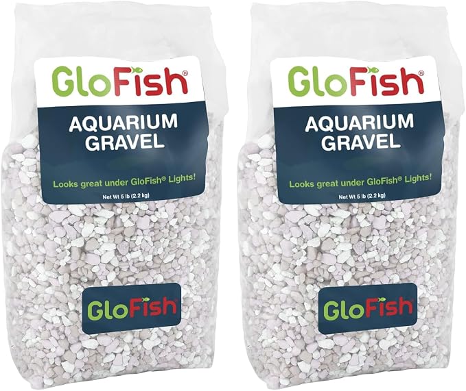 GloFish Aquarium Gravel, Pearlescent, Complements Tanks and Décor, 5 Pounds by GloFish