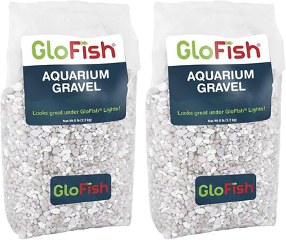 GloFish Aquarium Gravel, Pearlescent, Complements Tanks and Décor, 5 Pounds by GloFish