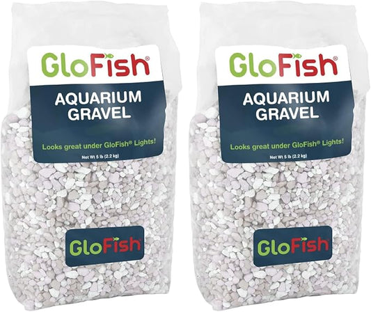 GloFish Aquarium Gravel, Pearlescent, Complements Tanks and Décor, 5 Pounds by GloFish
