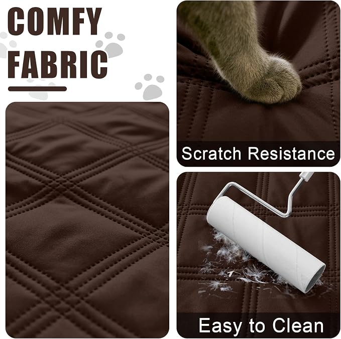 Smiry Waterproof Dog Bed Cover Blanket 52x82, Soft Reversible Pet Blanket - Image 4