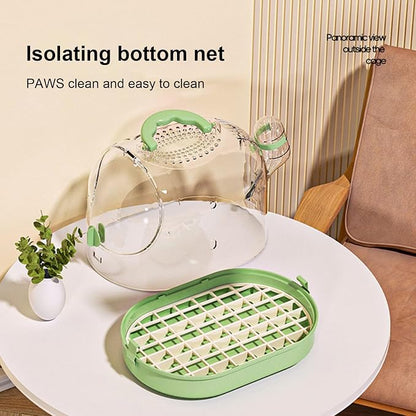 Easy to Carry Bird Cage with Watering Bottle High Ventilated Carriers Travel - Image 4