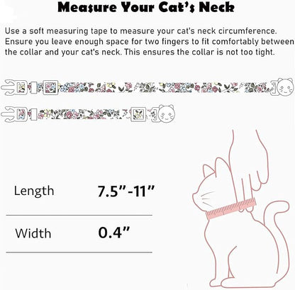 2 Pack Cotton Breakaway Cat Collars Set - Image 7