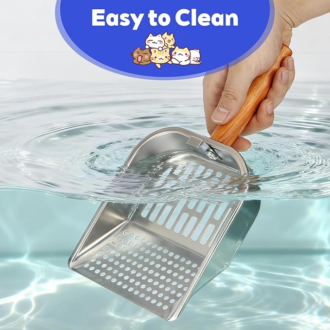 Litter Scooper, Metal Litter Scoop, Pooper Scooper - Image 7