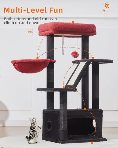 Taoqimiao Gothic Cat Tree, 38.5-Inch Cat Tower - Image 8