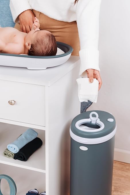 Ubbi Stainless Steel Diaper Pail, Odor Locking, No Special Bag Required - Image 12