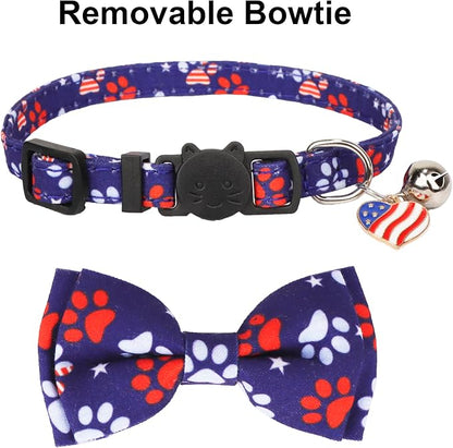 ADOGGYGO American Flag Cat Collar Breakaway - Image 4