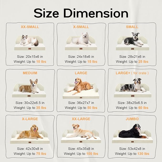 Dog Bed Medium Size Dog-Orthopedic Waterproof Bed - Image 2