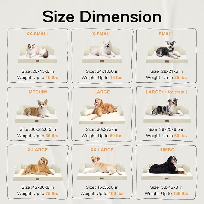 Extra Large Dog Bed-Orthopedic Waterproof XL Dog Bed - Image 2