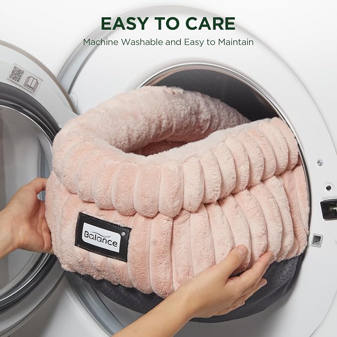 BALANCE Cat Bed Kitten Bed, Washable Round Cat Beds - Image 7