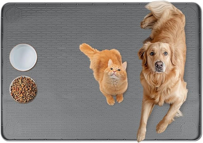 Cat Food Mat, Floor Protection by Bartuke