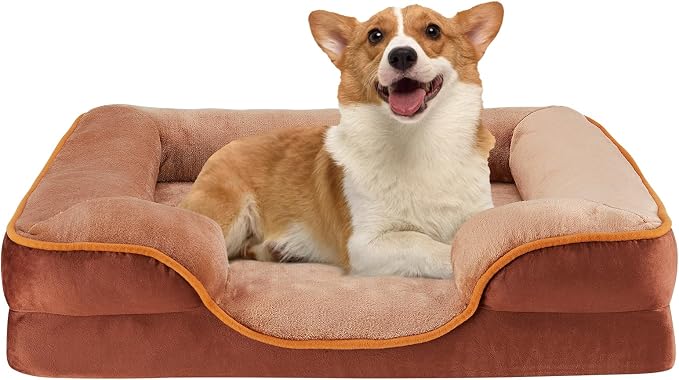 Sweetcrispy Orthopedic Dog Bed, Large Memory Foam Puppy Cat Bed by Sweetcrispy