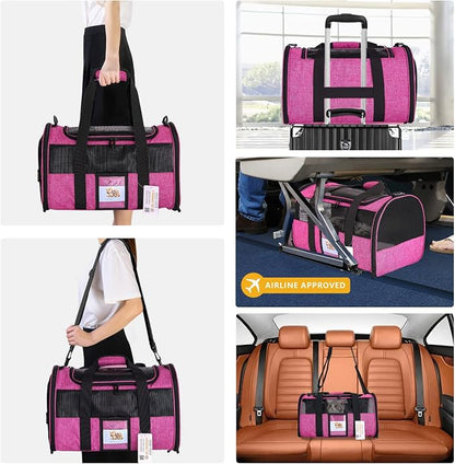 Airline Approved Cat Carrier, Soft-Sided Pet Travel Carrier - Image 6